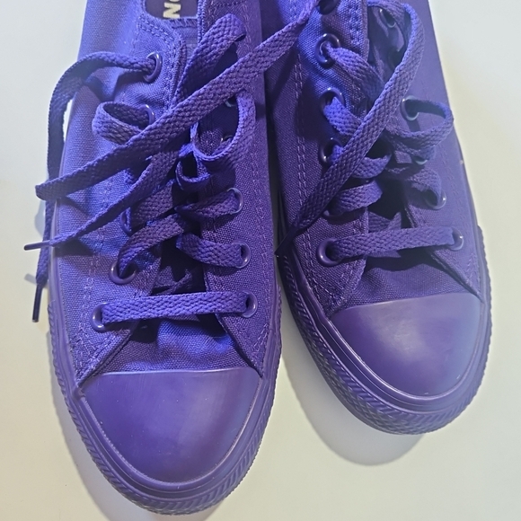 Converse Purple Sneakers - Picture 8 of 8
